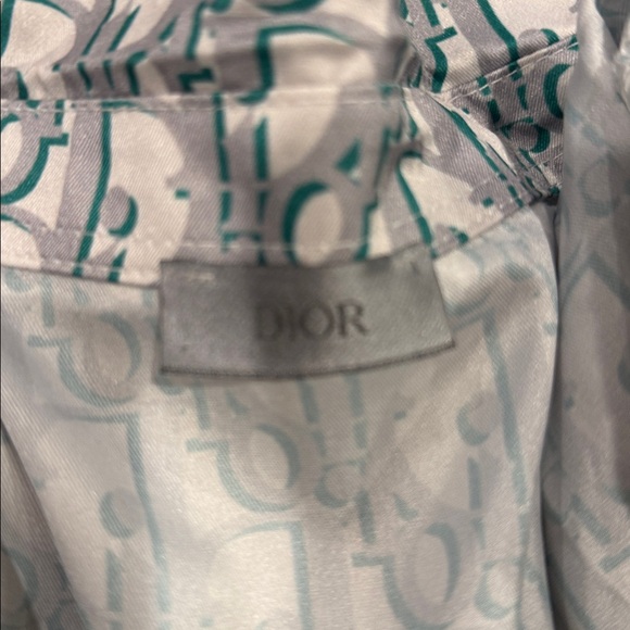 Dior Green and White Casual Button Down Shirt - Picture 5 of 5